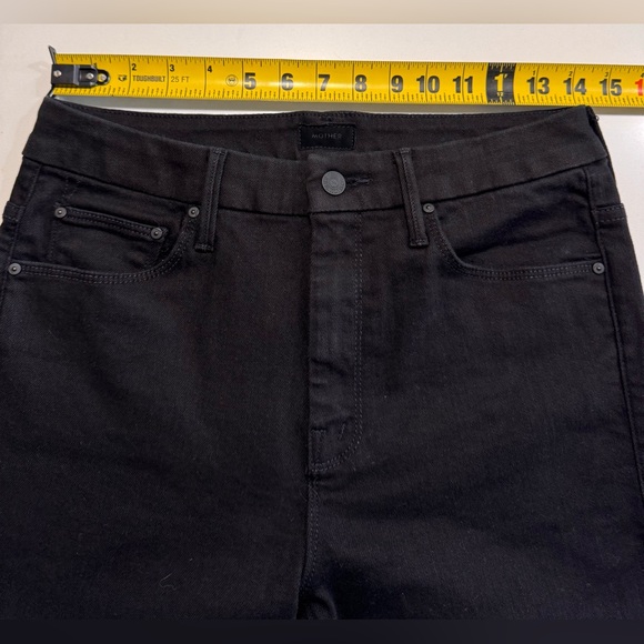 MOTHER Jeans The High waisted Looker Skimp Black Women’s Sz 28 Skinny Leg - Picture 7 of 12